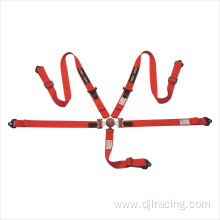 Durable Red New Camlock 2 inch 5 points SFI 16.1 Racing Harness Belt